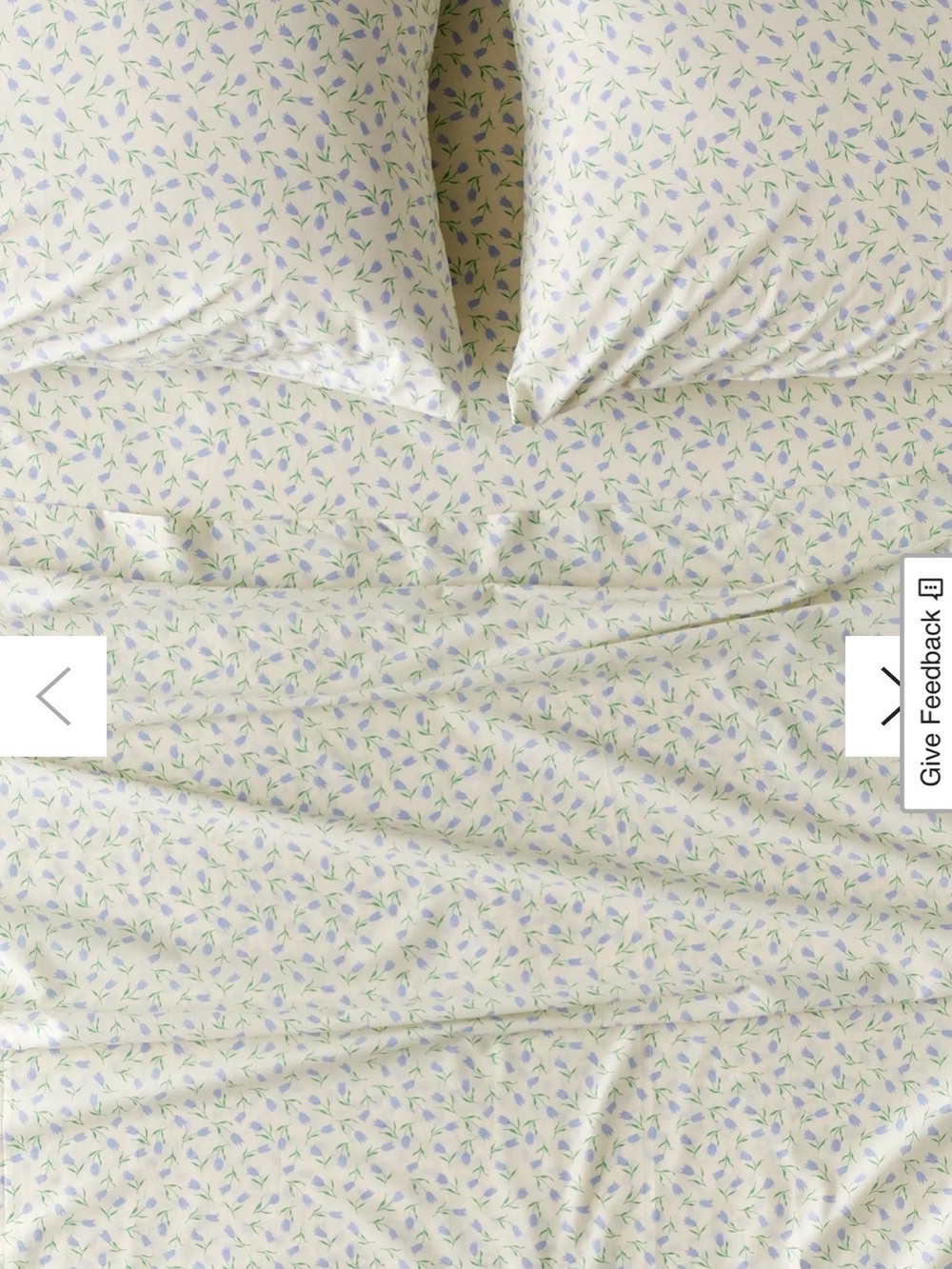 Urban Outfitters Tulip Print Sheet Set